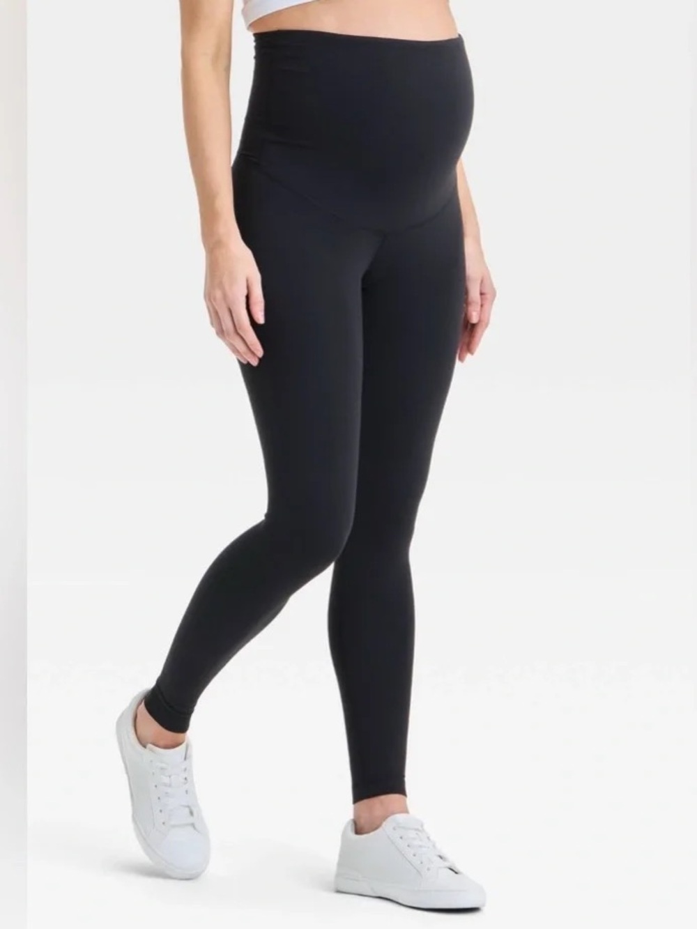 Isabel Maternity by Ingrid & Isabel | Black Over Belly Maternity Leggings Medium